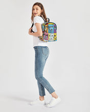 Load image into Gallery viewer, Rostros Emotivos Mini Canvas Backpack