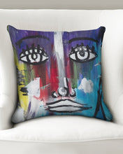 Load image into Gallery viewer, Rostro Azule- Joy Throw Pillow Case 18&quot;x18&quot;