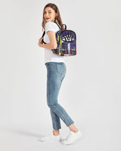 Load image into Gallery viewer, Rostro Azule- Joy Mini Canvas Backpack