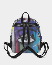 Load image into Gallery viewer, Rostro Azule- Joy Mini Canvas Backpack