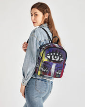 Load image into Gallery viewer, Rostro Azule- Joy Mini Canvas Backpack