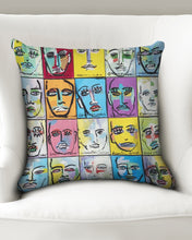 Load image into Gallery viewer, Rostros Emotivos Throw Pillow Case 18&quot;x18&quot;