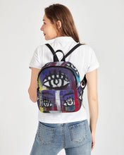 Load image into Gallery viewer, Rostro Azule- Joy Mini Canvas Backpack