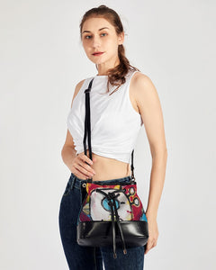 Cuba Linda  Mini Drawstring Bucket Bag