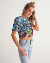 Load image into Gallery viewer, Pajaro Flag Design By Rolando Chang Barrero Women&#39;s Twist-Front Cropped Tee