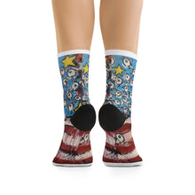 Load image into Gallery viewer, US FLAG DTG Socks by Rolando Chang Barrero